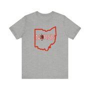 Nurse Football Tee/ orange