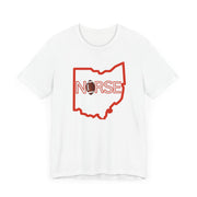 Nurse Football Tee/ orange