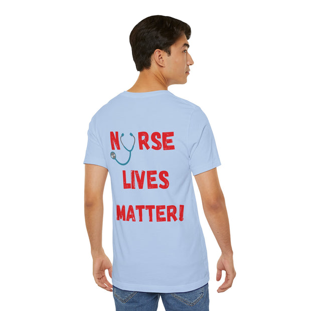 Nurse Lives Matter T-shirt- red