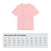 Nurse Lives Matter T-shirt size chart