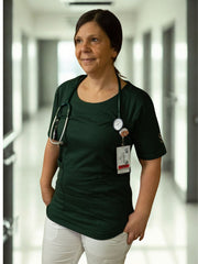 Hunter Green scrub top, Medical scrubs, Healthcare worker, scrubs, scrub top