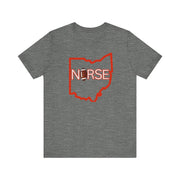 Nurse Football Tee/ orange